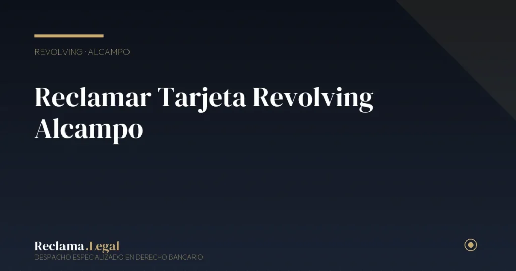Reclamar Tarjeta Revolving Alcampo: Guía 2026